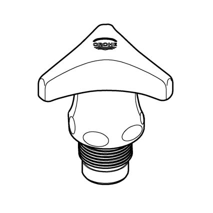 GROHE 45969000 - apdailos dangtelis DN 15, blizgus chromas