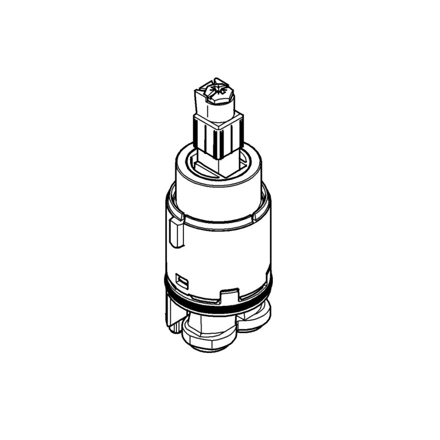 GROHE 46580000 - 28 mm keraminė kasetė, keramika / blizgus chromas