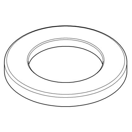 GROHE 48165000 - Pagrindinė montavimo plokštelė vienos svirties praustuvo ir bidė maišytuvams, chromuota