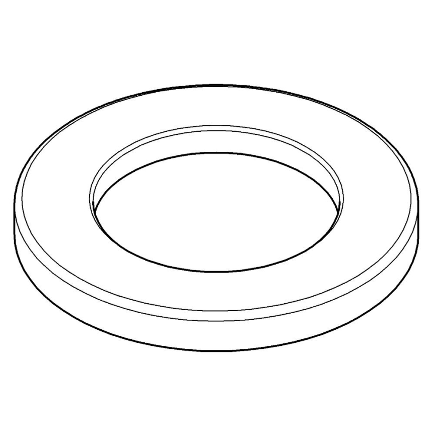 GROHE 48165000 - Pagrindinė montavimo plokštelė vienos svirties praustuvo ir bidė maišytuvams, chromuota