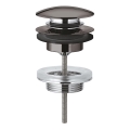 GROHE 65807A00 - nuotekų komplektas su kamščiu praustuvams su perpildymo anga, grafitas