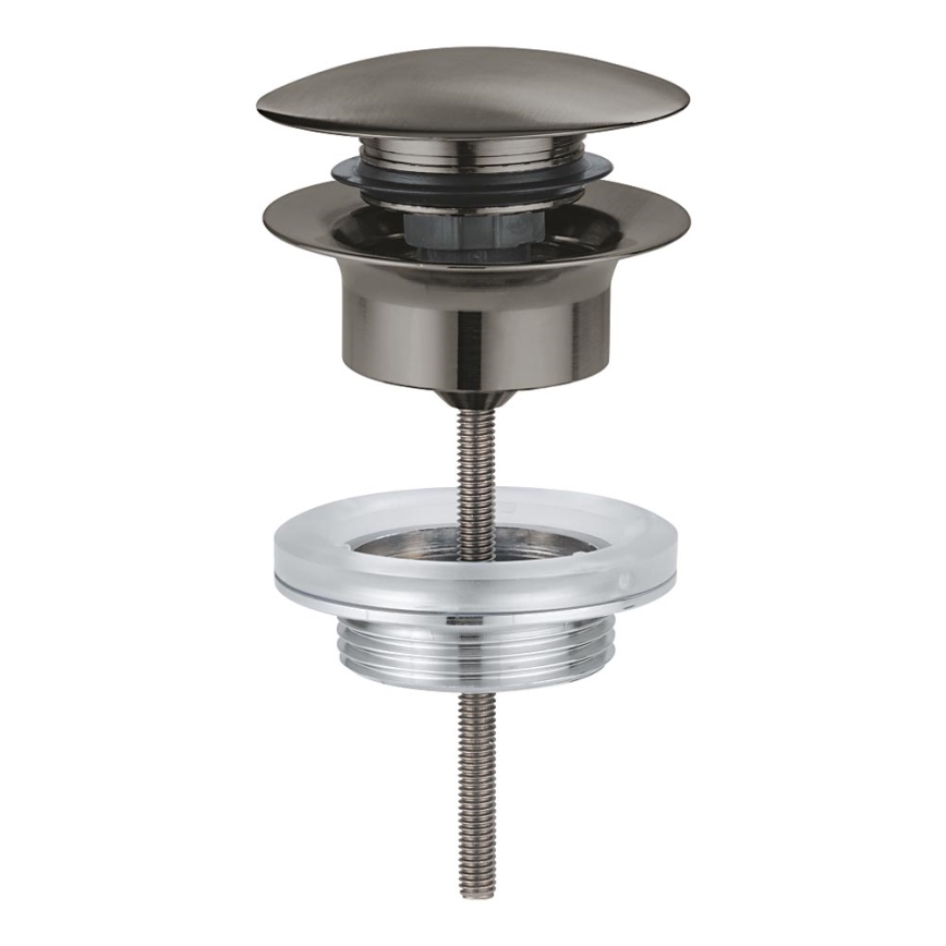 GROHE 65807AL0 - Praustuvo nuotekų komplektas su perpylimu, grafitas