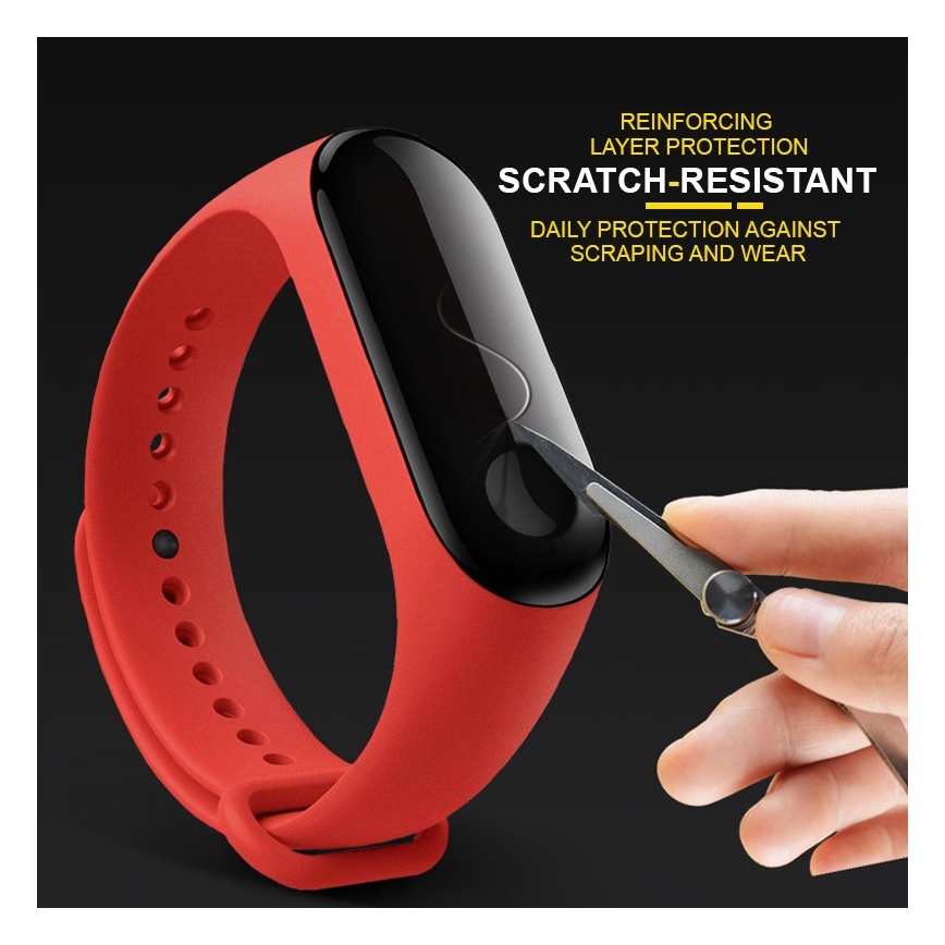 Grūdinta apsauginė plėvelė Xiaomi Mi Band 4/5/6