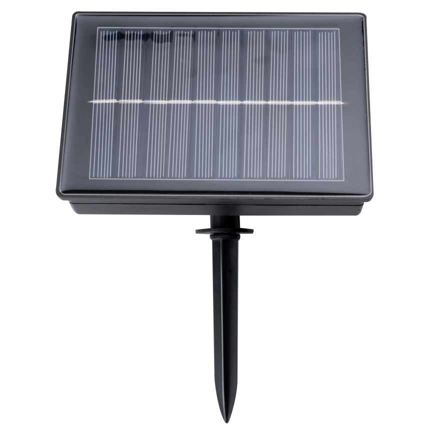 Grundig - LED reguliuojamo ryškumo saulės girlianda, 50 LED / 8 funkcijos, 9,35 m, šiltai balta, 1200 mAh, IP44 + nuotolinio valdymo pultelis