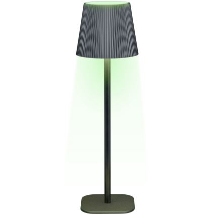 Grundig - jutiklinė, reguliuojamo ryškumo RGB LED stalinė lempa, 5V/1200 mAh