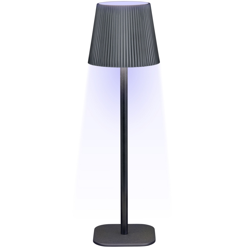 Grundig - jutiklinė, reguliuojamo ryškumo RGB LED stalinė lempa, 5V/1200 mAh