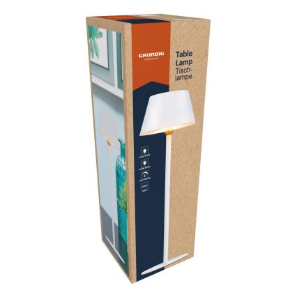 Grundig - jutiklinis stalinis LED šviestuvas, 5V, 1200 mAh