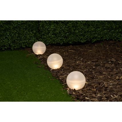 Grundig - KOMPLEKTAS 5x LED RGBW  Saulės energija įkraunamas šviestuvas LED/3,2V IP44