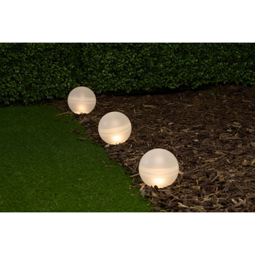 Grundig - KOMPLEKTAS 5x LED RGBW  Saulės energija įkraunamas šviestuvas LED/3,2V IP44