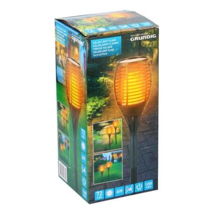 Grundig - LED apšvietimas, įkraunamas saulės energija 30xLED/1,2V 600 mAh IP44