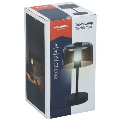 Grundig - LED jutiklinė stalo lempa su reguliuojamu ryškumu LED/5V 800 mAh