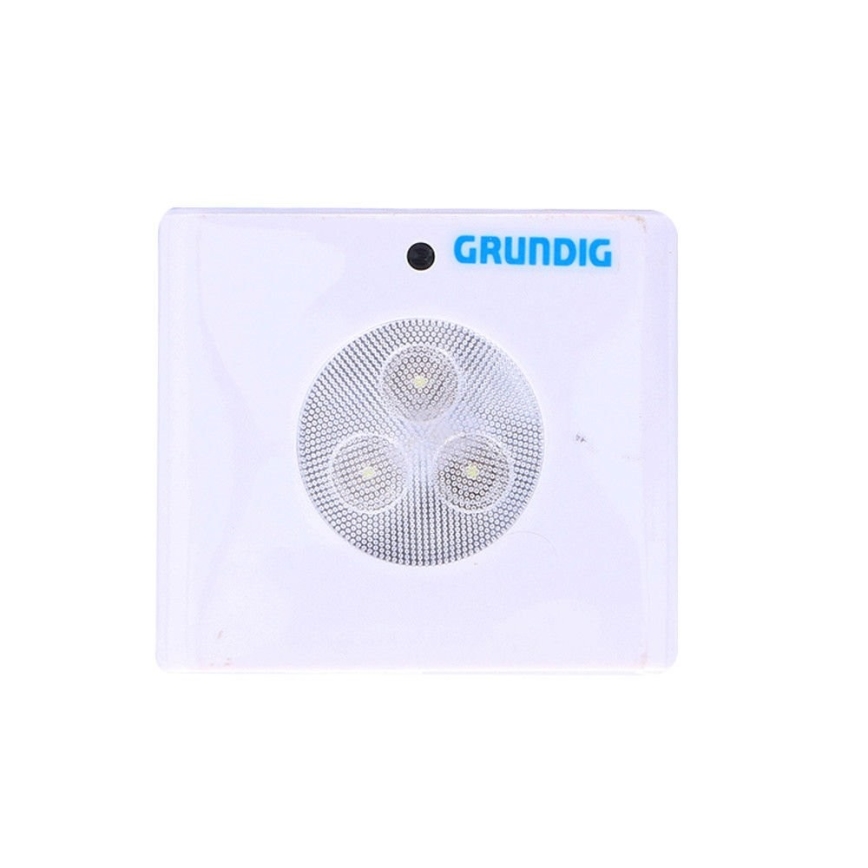 Grundig - LED naktinė lemputė su judesio jutikliu 3xLED/3xAAA