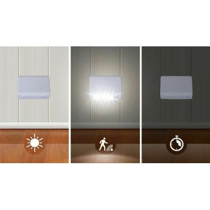 Grundig - LED Naktinis šviestuvas su jutikliu LED/3xAAA