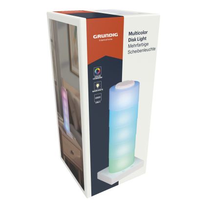 Grundig - LED RGB jutiklinė stalinė lempa LED/4,5W/5V