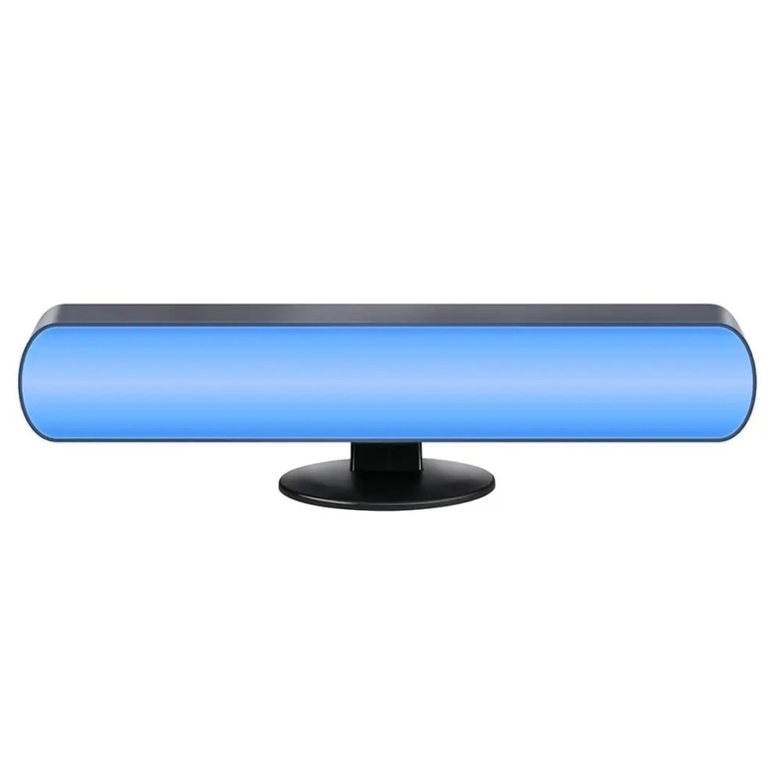 Grundig - LED RGBW reguliuojamas stalinis šviestuvas LED/0,7W/5V juodas + nuotolinio valdymo pultas