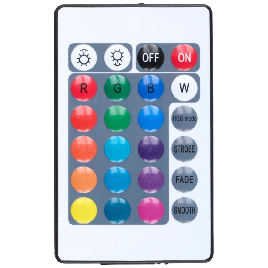 Grundig - LED RGBW reguliuojamas toršeras LED/10W/5V juodas + nuotolinis pultelis