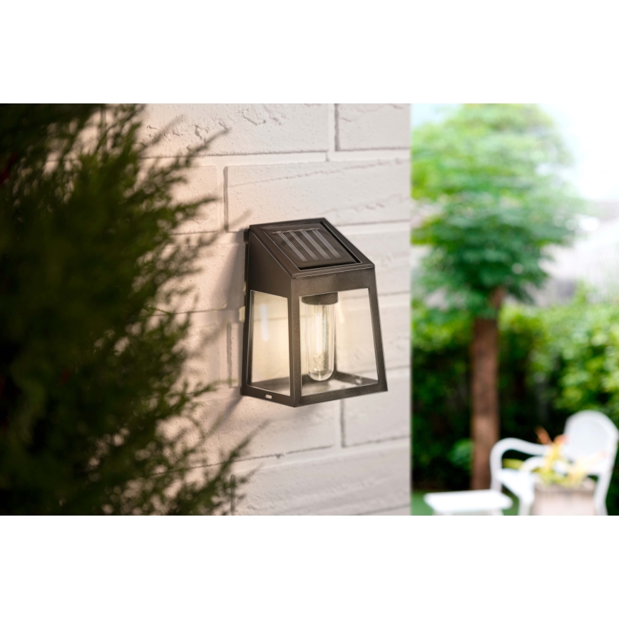Grundig - LED sieninis šviestuvas, įkraunamas saulės energija LED/1,2V IP44