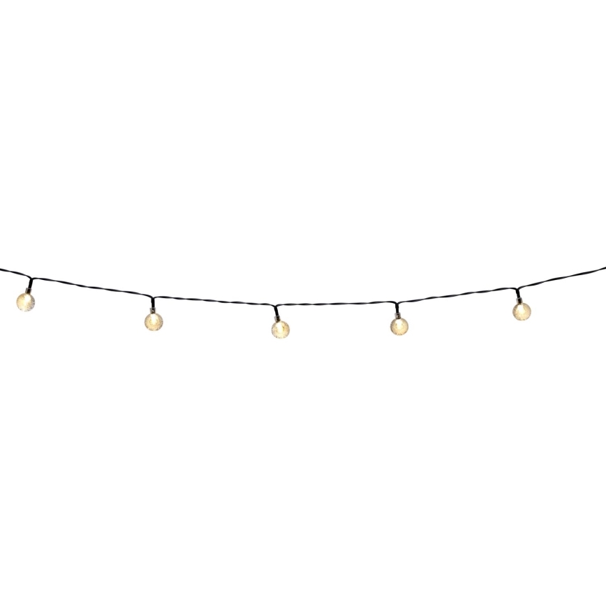 Grundig - LED šviesos reguliavimas saulės grandinė 50xLED/8 funkcijos 9,35m IP44 šilta balta + nuotolinio valdymo pultas