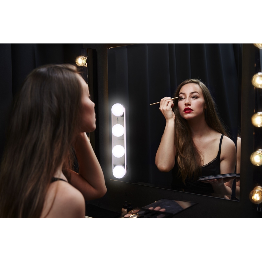 Grundig - LED Veidrodžio apšvietimas 4xLED/4xAA