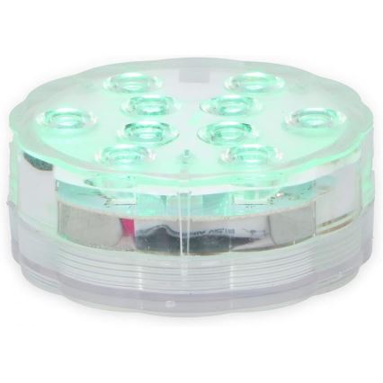 Grundig - Komplektas 3x LED RGBW reguliuojami šviestuvai LED/3W/3xAAA IP65 + nuotolinis valdymas