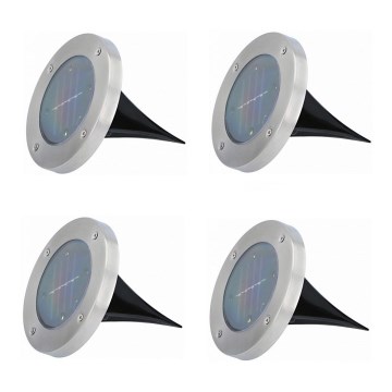 Grundig - RINKINYS 4x LED Saulės šviestuvas LED/1W/1,2V 600 mAh IP65