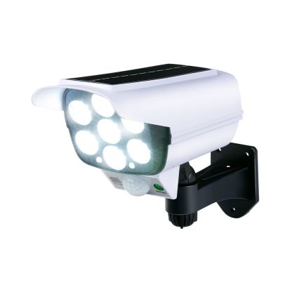 Grundig - LED saulės imitacinė apsauginė kamera su LED jutikliu, 1,2 V/800 mAh baterija + nuotolinis pultas