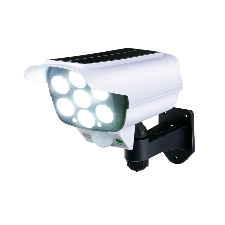 Grundig - LED saulės imitacinė apsauginė kamera su LED jutikliu, 1,2 V/800 mAh baterija + nuotolinis pultas