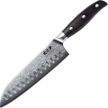 Gudaro - Damaskinis Santoku virtuvinis peilis SHIRO 7