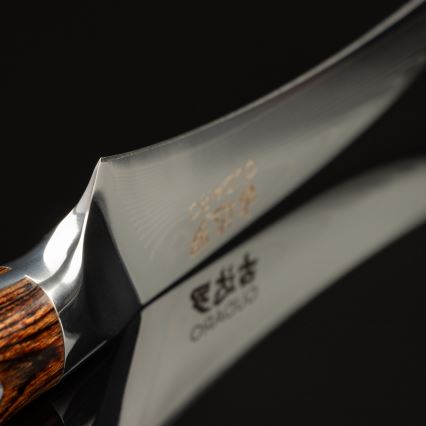 Gudaro - Damasko plieno vaisių peilis FENG 3,5, 67 plieno sluoksnių, ilgis 9,5 cm