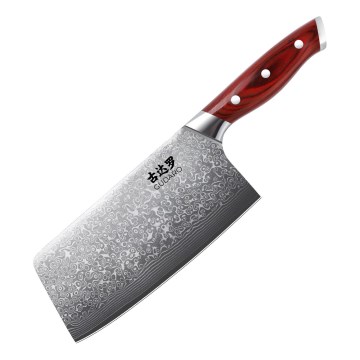 Gudaro - Damasko plieno virtuvinis kapoklis KENSHO 6,5