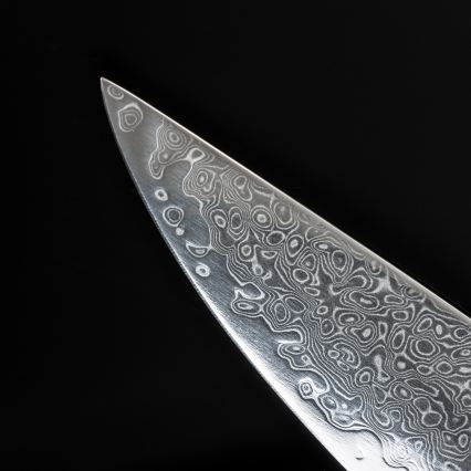 Gudaro - HIKARI 8, Damaško plieno dalijimo peilis, pagamintas iš 67 sluoksnių plieno, ašmenų ilgis 20 cm