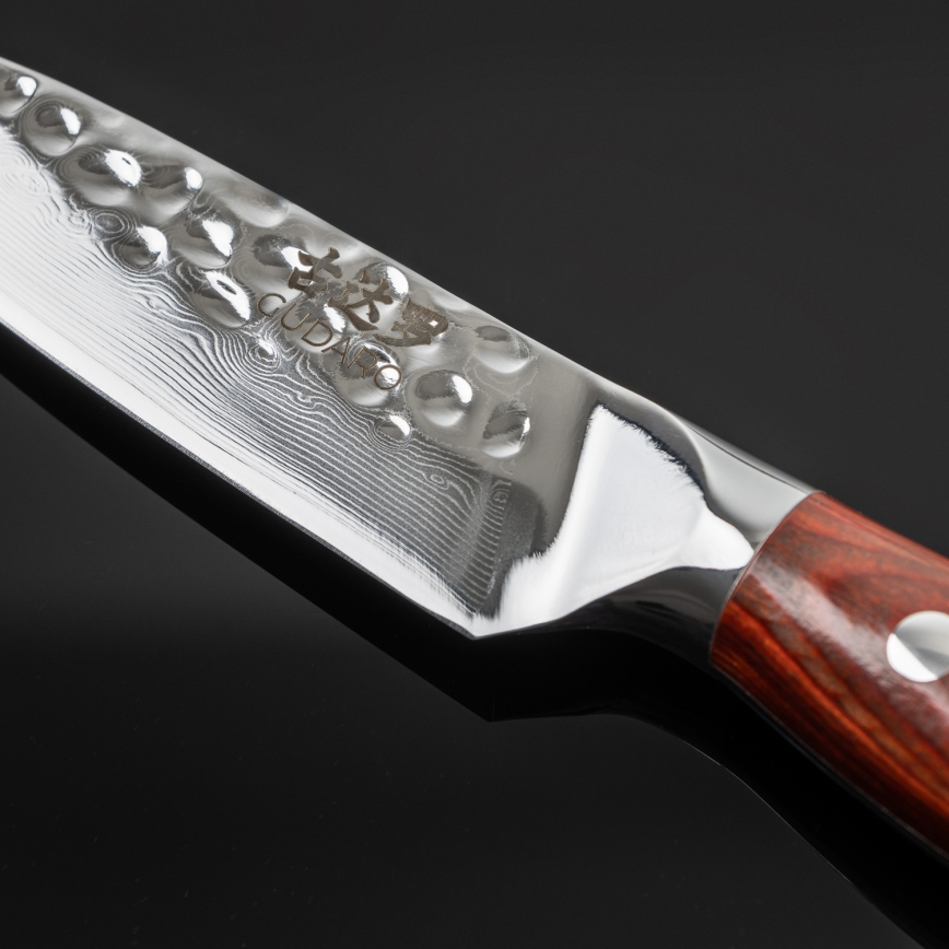 Gudaro - MIYABI damasko plieno virtuvinis peilis 3,5, 67 plieno sluoksnių, ilgis 9,5 cm
