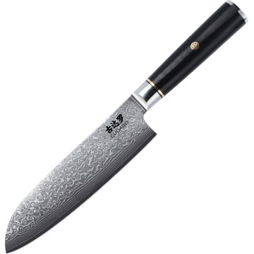 Gudaro - Santoku damasko plieno virtuvinis peilis AKIRO 7