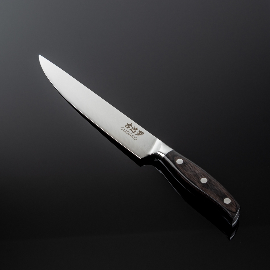 Gudaro - SHIRO 8 porcijinis peilis iš damasko plieno, 67 sluoksnių, ilgis 20 cm