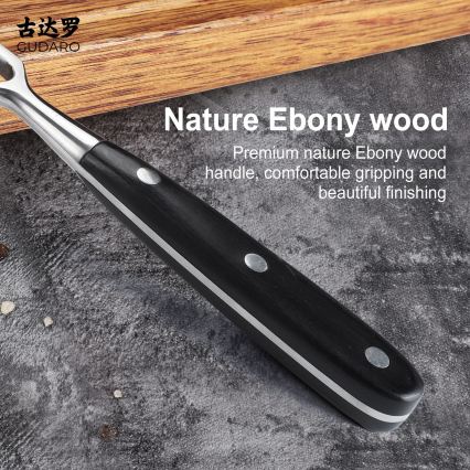 Gudaro - Virtuvinė šakutė MIYABI juoda/pakka