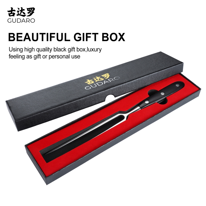 Gudaro - Virtuvinė šakutė MIYABI juoda/pakka