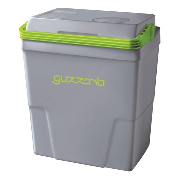 Guzzanti GZ 22B - Nešiojamas automobilinis šaldytuvas 22 l 58W/12V/230V pilkas/žalias