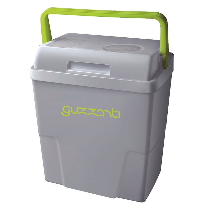 Guzzanti GZ 22B - Nešiojamas automobilinis šaldytuvas 22 l 58W/12V/230V pilkas/žalias