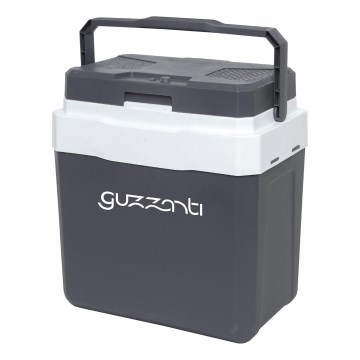 Guzzanti GZ 26B - Nešiojamas automobilinis šaldytuvas 26 l 57W/12V/230V pilkas