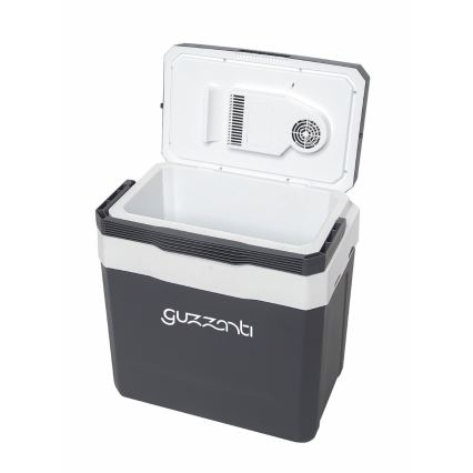 Guzzanti GZ 26B - Nešiojamas automobilinis šaldytuvas 26 l 57W/12V/230V pilkas