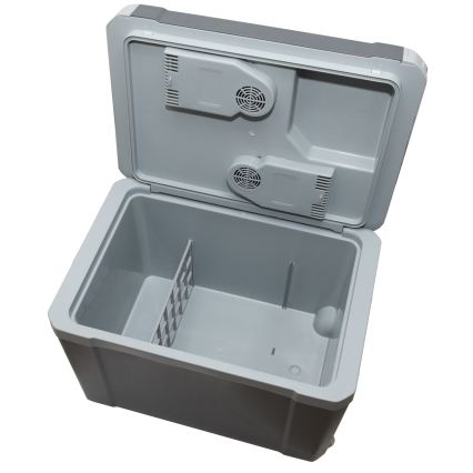 Guzzanti GZ 48GR - Nešiojama automobilinė šaldymo dėžė 48 l 58W/12V/230V pilka
