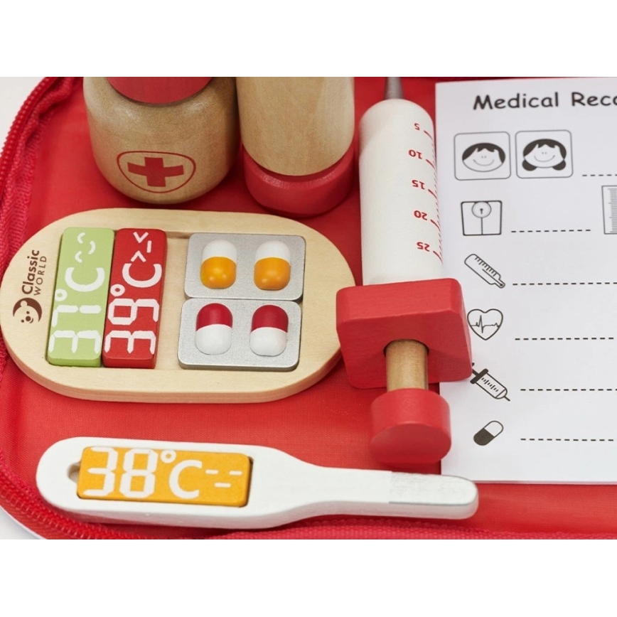 Gydytojo lagaminėlis su priedais