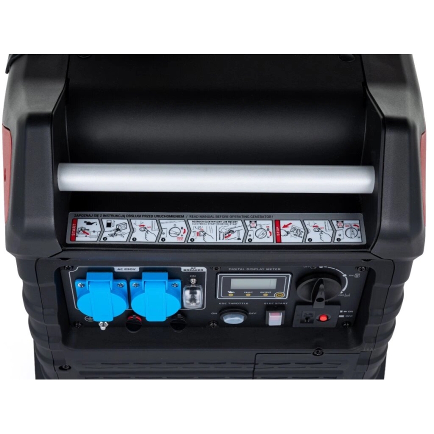 Hahn & Sohn 105412 - Benzino inverterinis elektros generatorius H IG 3000 3300W