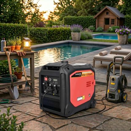 Hahn & Sohn 20062 - Benzininė/LPG elektros generatorius H IG 4200 G ATS 4200/3800W
