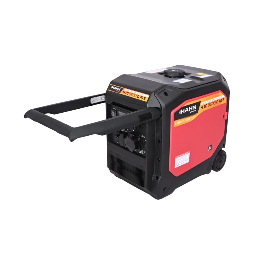 Hahn & Sohn 20086 - Benzininis/LPG elektros generatorius HIG 5500 G ATS 5500/5000W