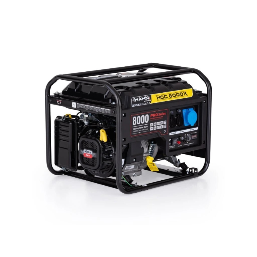 Hahn & Sohn 7410 – Benzininis elektros generatorius HGG 8000X 6500W