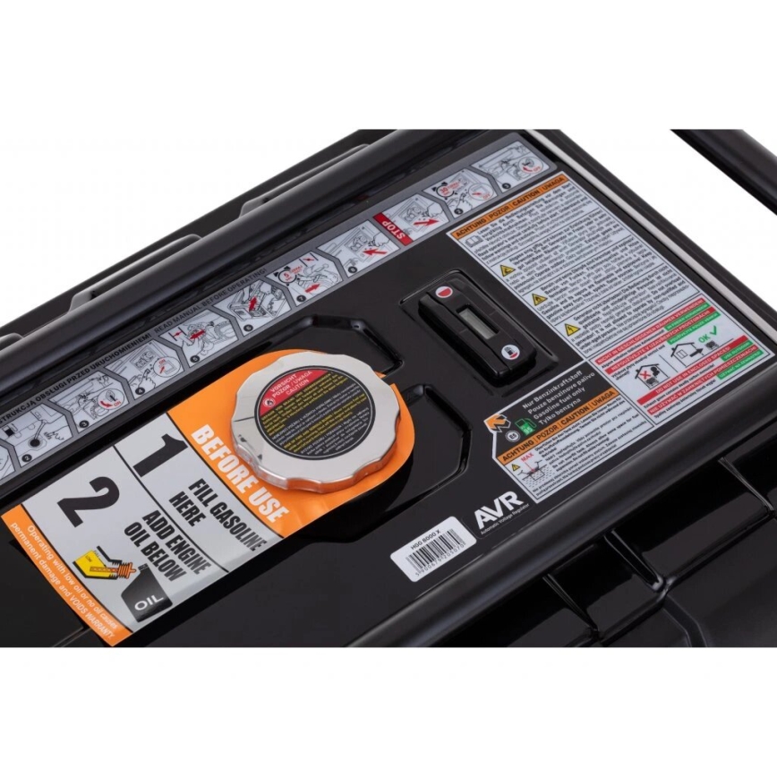 Hahn & Sohn 7410 – Benzininis elektros generatorius HGG 8000X 6500W