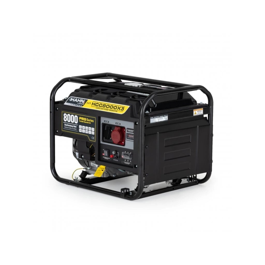 Hahn & Sohn 9177 – Benzininis elektros generatorius HGG 8000 X3 6500W