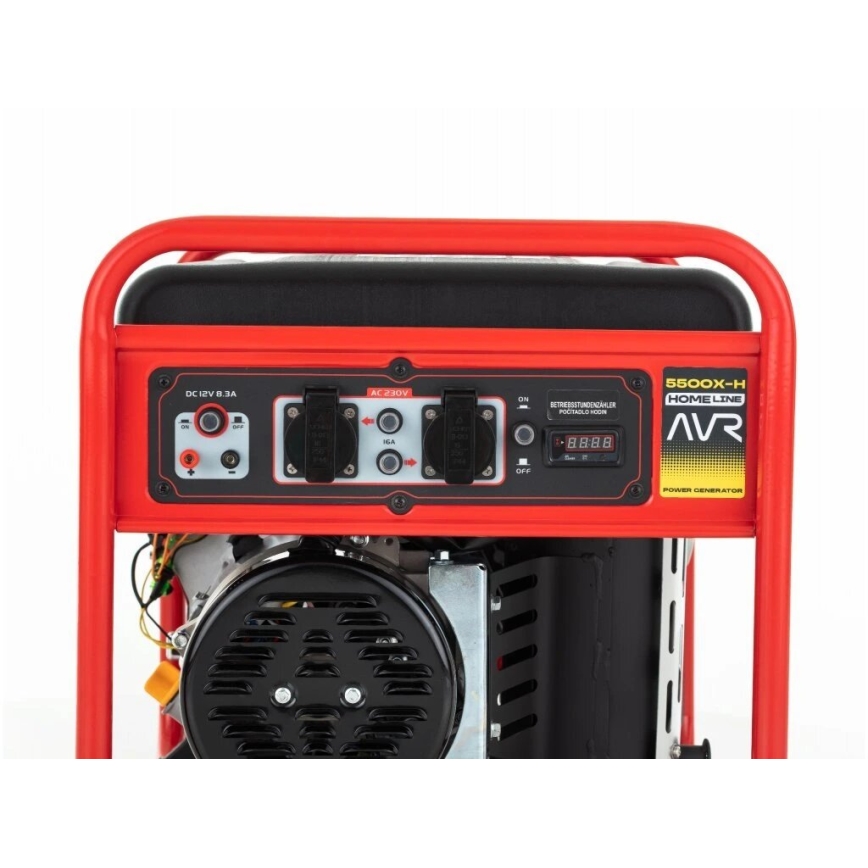 Hahn & Sohn 9178 – Benzininis elektros generatorius HGG 5500 X-H 5500W