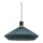 Halo Design 744275 - Pakabinamas liustras ant laido PARIS 1xE27/60W/230V, skersmuo 56 cm, mėlyna/žalvaris/ąžuolas